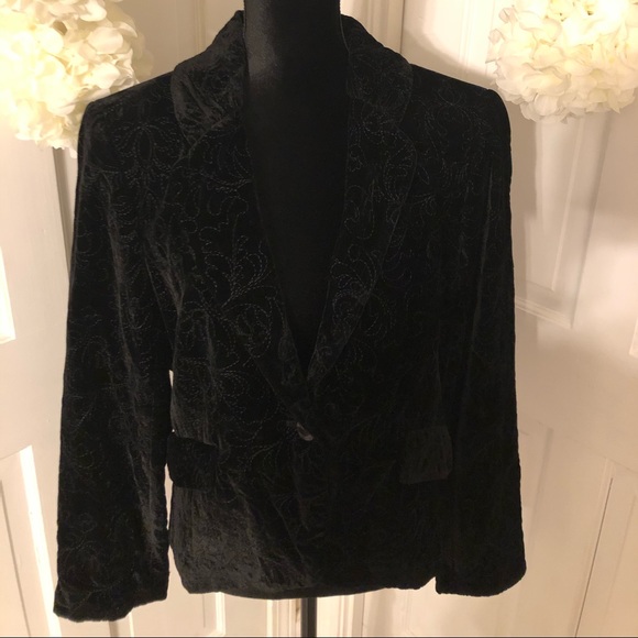 BLACK VELVET BANDOLINO JACKET - Picture 8 of 8